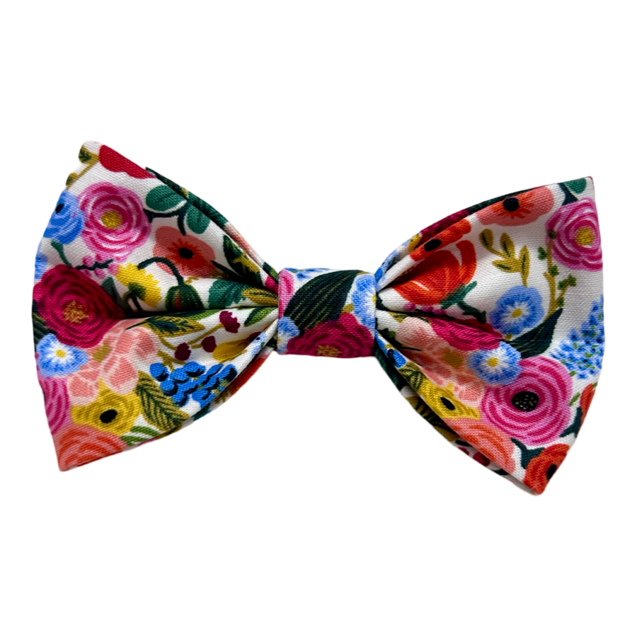 Handmade Dog Bow Tie - Garden Party-0